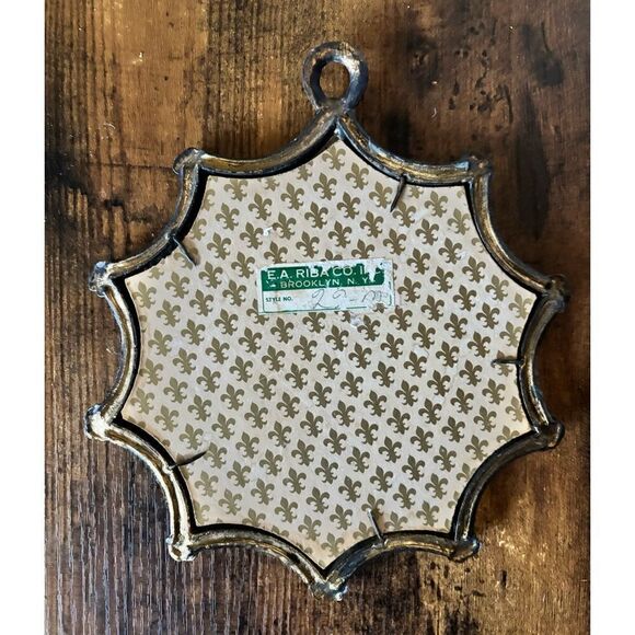 Vintage Gold Rose Star E.A.
Riba Co Inc. Mirror, Circa 1970s - Picture 2 of 4